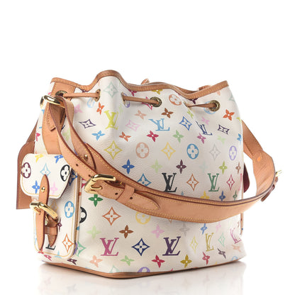 Louis Vuitton Monogram Multicolor Petit Noe White 4 of 11