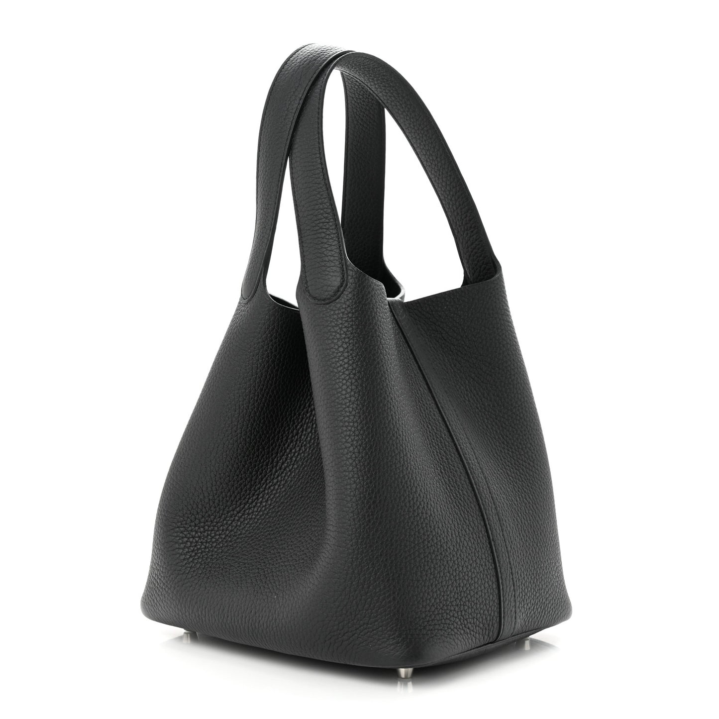 Taurillon Clemence Picotin Lock 22 MM Black