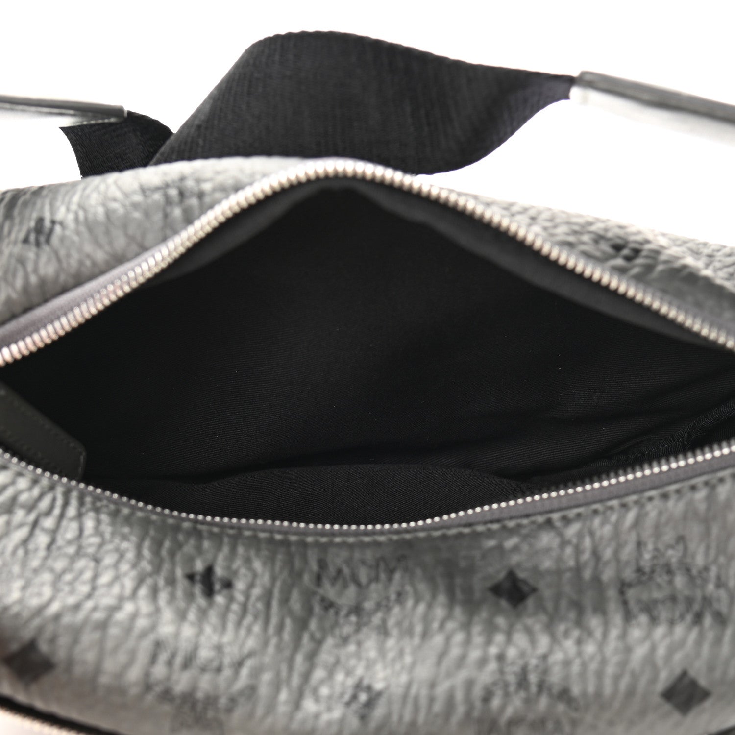 MCM Visetos Stark Belt Bag Grey 6 of 10