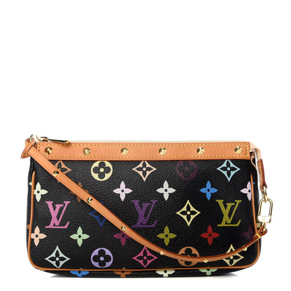 Louis Vuitton Monogram Multicolor Pochette Accessories Black 1 of 10