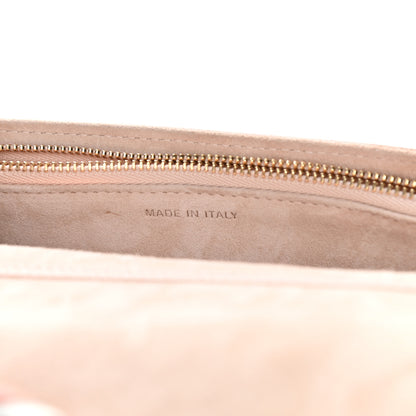 Christian Dior Grained Calfskin Diorama Wallet on Chain Pouch Nude 7 of 12