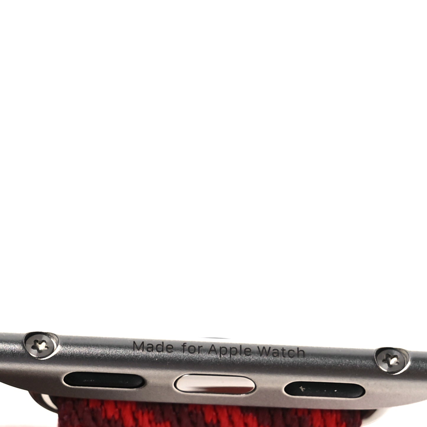 Nylon Weave Apple Watch Single Tour Band 40mm Rouge De Coeur Rouge H