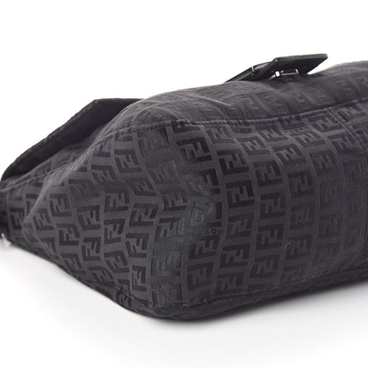 Fendi Zucchino Mama Baguette Black 14 of 15