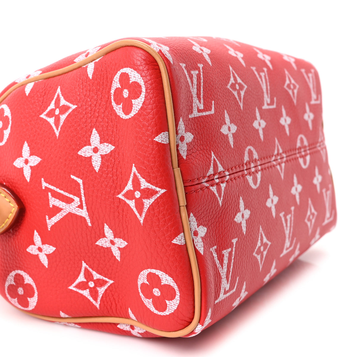 Calfskin Monogram Speedy P9 Bandouliere 20 Red