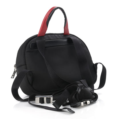 Prada Tessuto Nylon Pocket Top Handle Cargo Backpack Black 3 of 9
