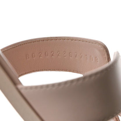 Hermes Box Calfskin Oran Sandals 36 Bois De Santal 6 of 8