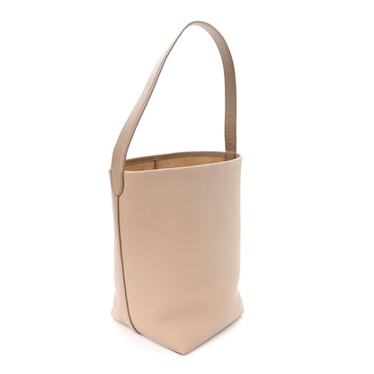 The Row Grained Calfskin Medium N/S Park Tote Dark Taupe 3 of 9