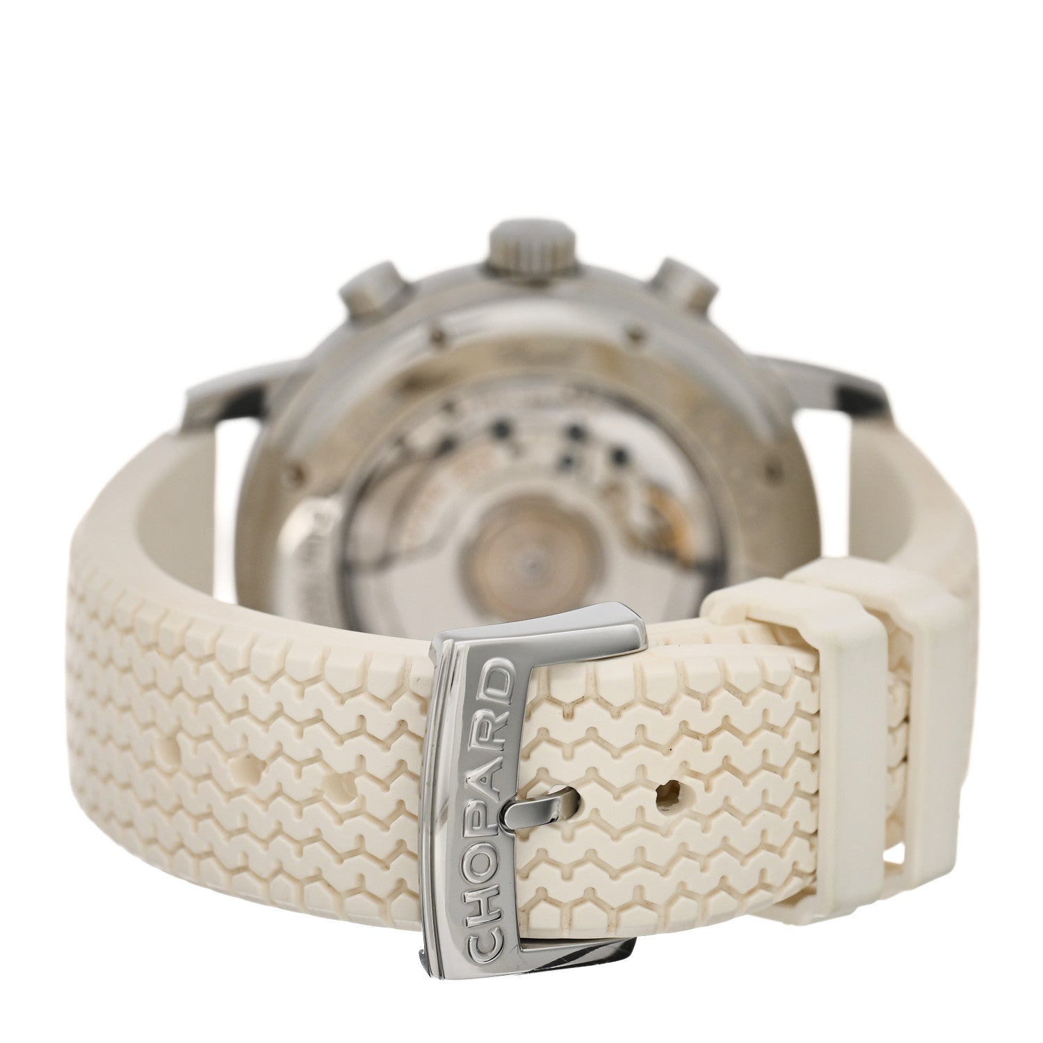 Chopard Stainless Steel Rubber Mother of Pearl 42mm 1000 Mille Miglia Chronograph Automatic Watch 3 of 5