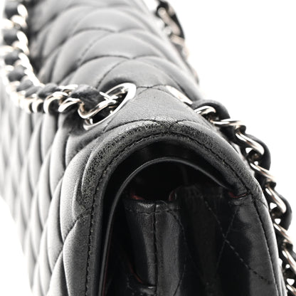 Chanel Lambskin Quilted Medium Double Flap Black 20 of 21