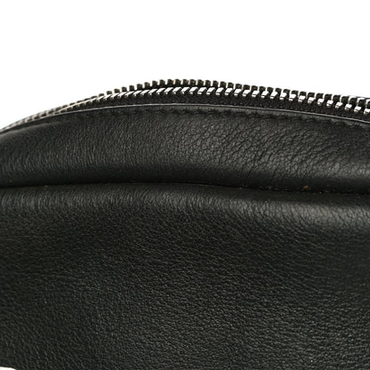 Balenciaga Calfskin Political Campaign Logo XS Camera Bag Black 13 of 14