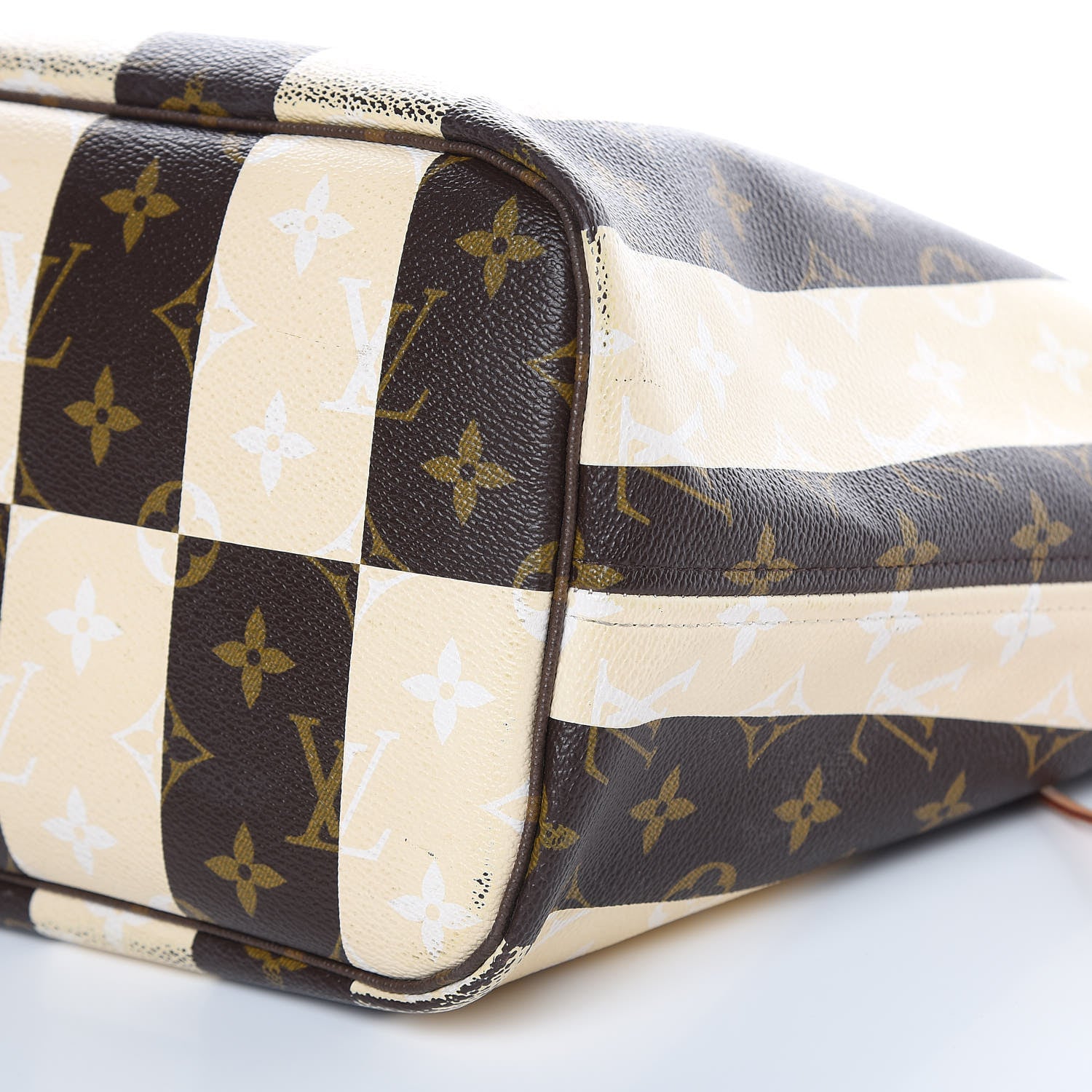 Louis Vuitton Monogram Rayures Neverfull MM 9 of 23