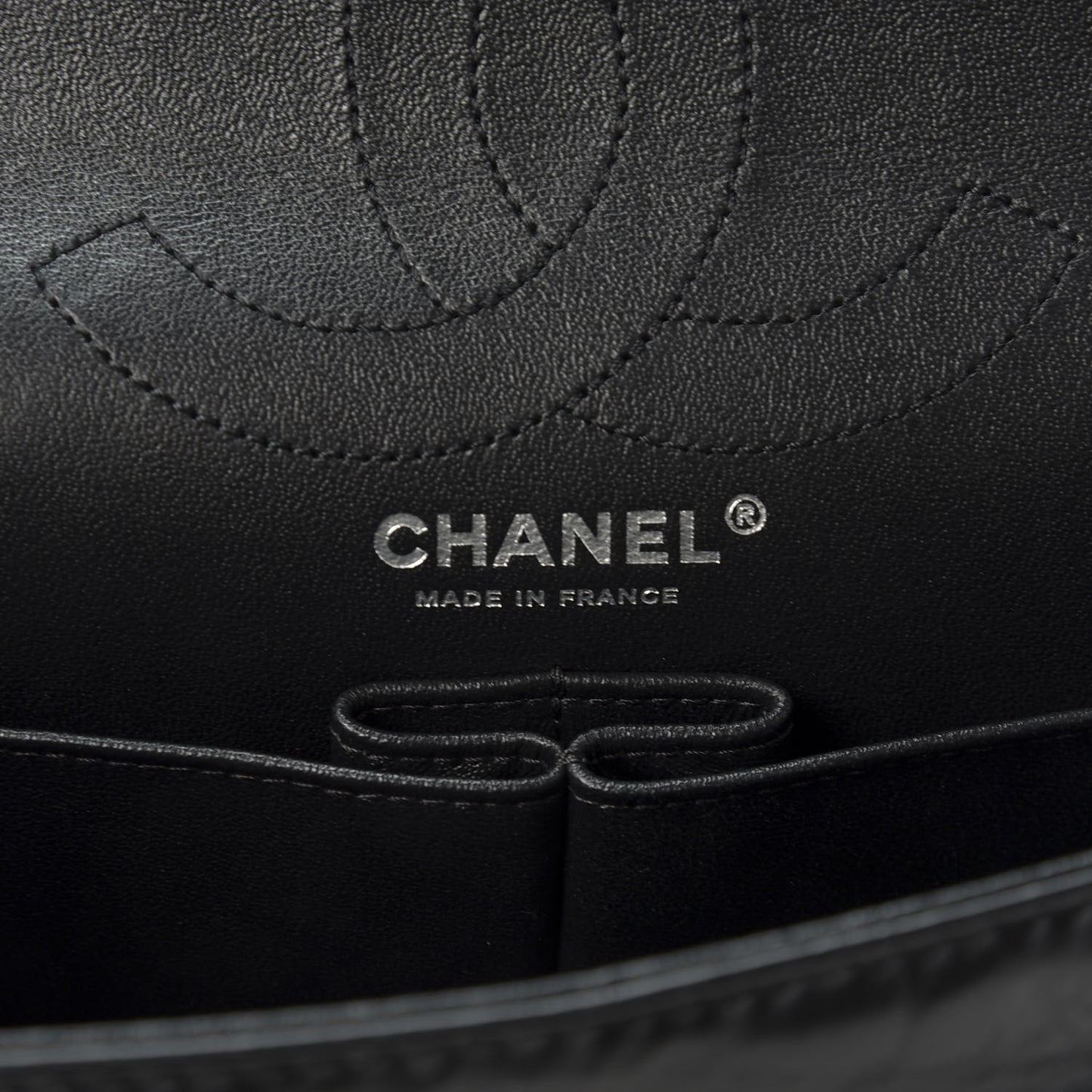 Aged Calfskin Quilted 2.55 Reissue 226 Flap So Black