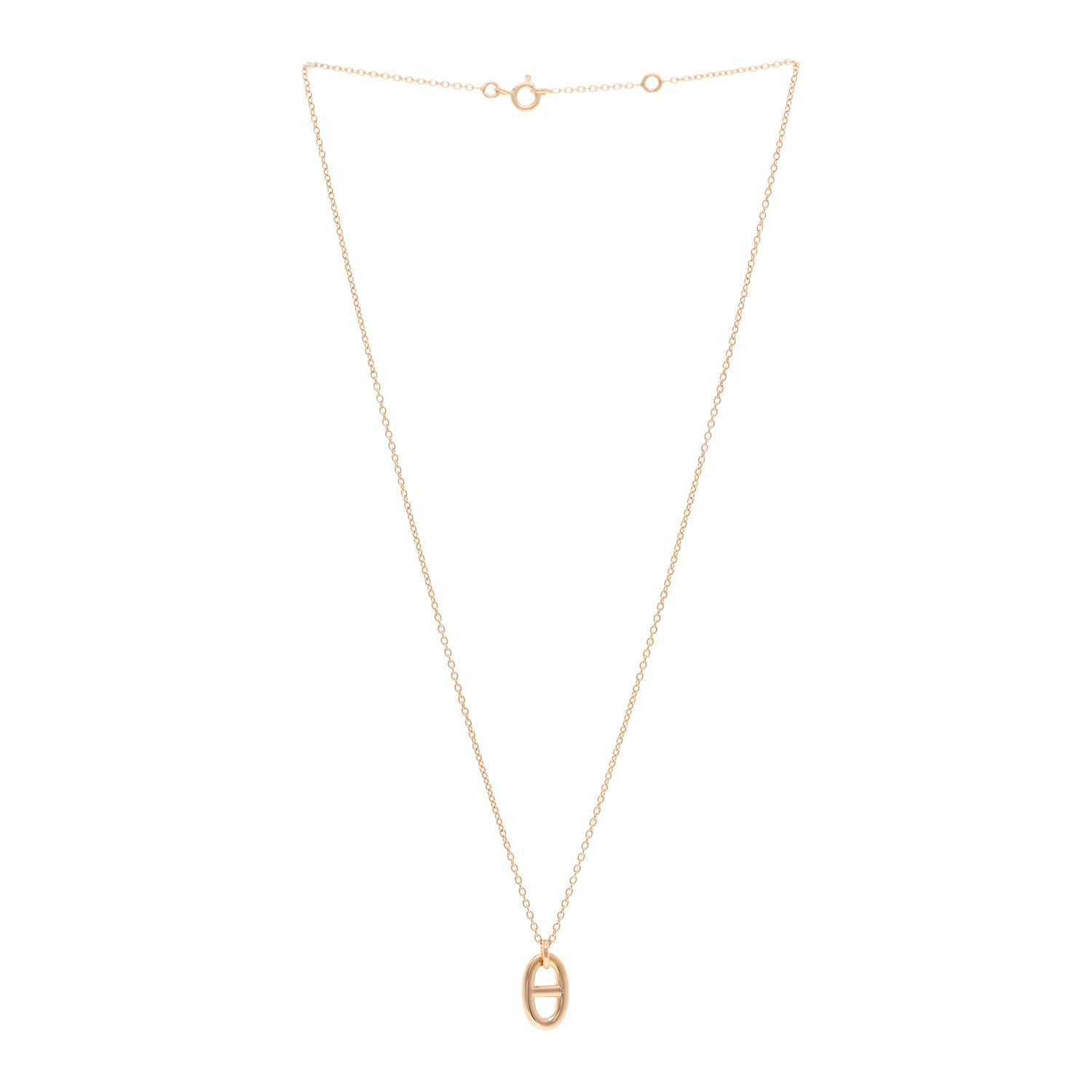 Hermes 18K Rose Gold PM Farandole Pendant Necklace 3 of 6