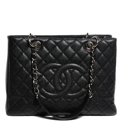 Chanel Caviar Grand Shopping Tote GST Black 1 of 7