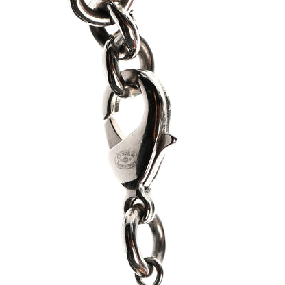 Chanel Crystal Pearl CC Long Necklace Silver 5 of 5