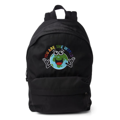 Balenciaga Nylon You Are The World Explorer Backpack Black 1 of 10
