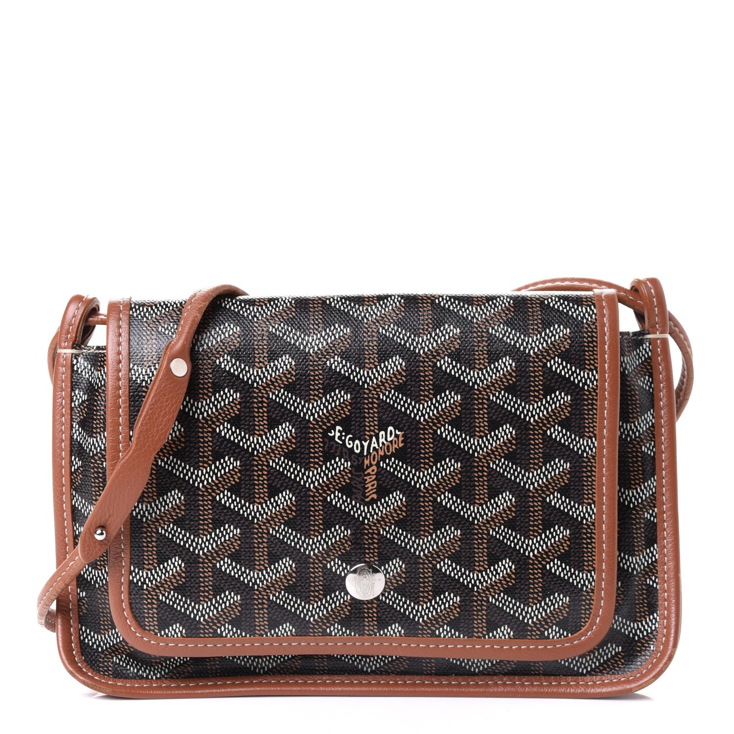 Goyard Goyardine Plumet Wallet Clutch Black Gold 1 of 4