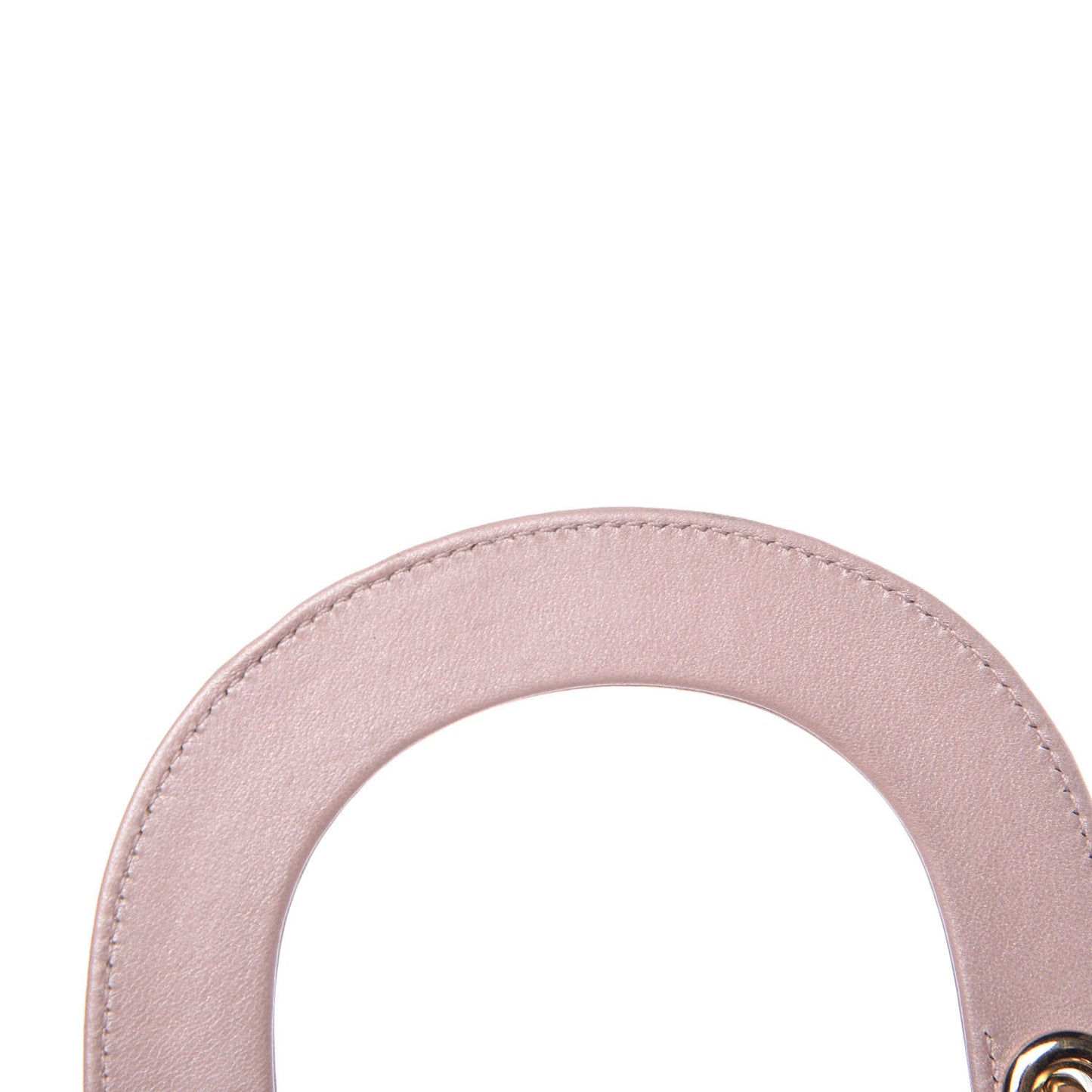 Metallic Lambskin Cannage Mini Lady Dior Lotus