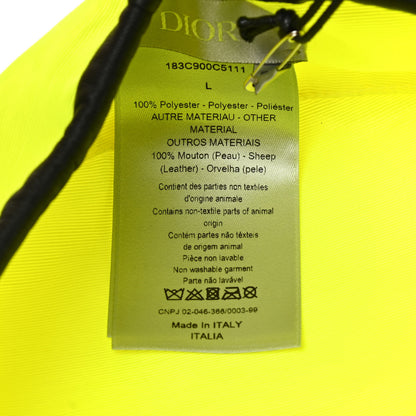 Christian Dior Polyester Sheepskin Mens Beret L Yellow 7 of 7