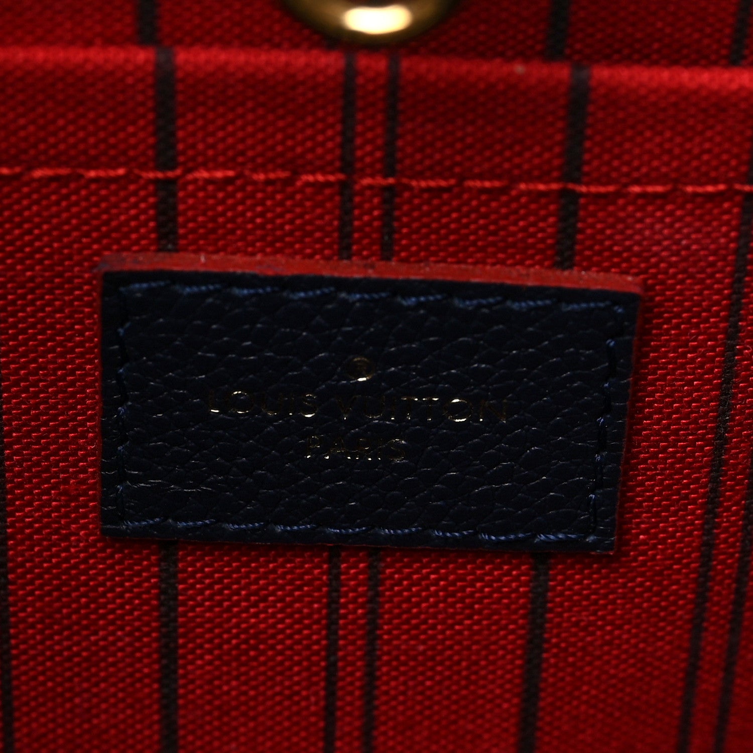 Louis Vuitton Empreinte Montaigne MM Marine Rouge 6 of 8