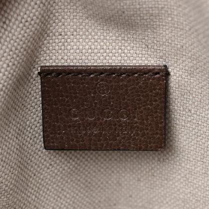 Gucci GG Supreme Monogram Mini Neo Vintage Double Zip Messenger Bag Beige New Acero Crop 6 of 9