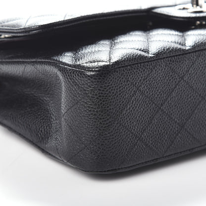 Chanel Caviar Quilted Medium Double Flap Black 7 of 9