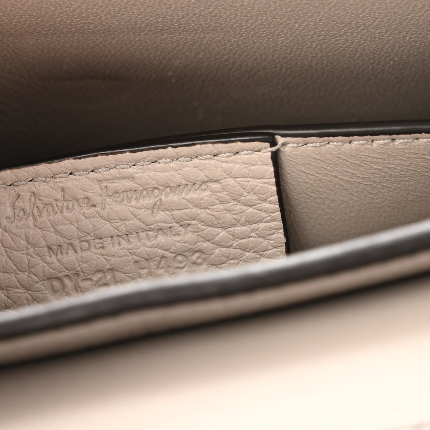 Calfskin Small Margot Top Handle Satchel Grey