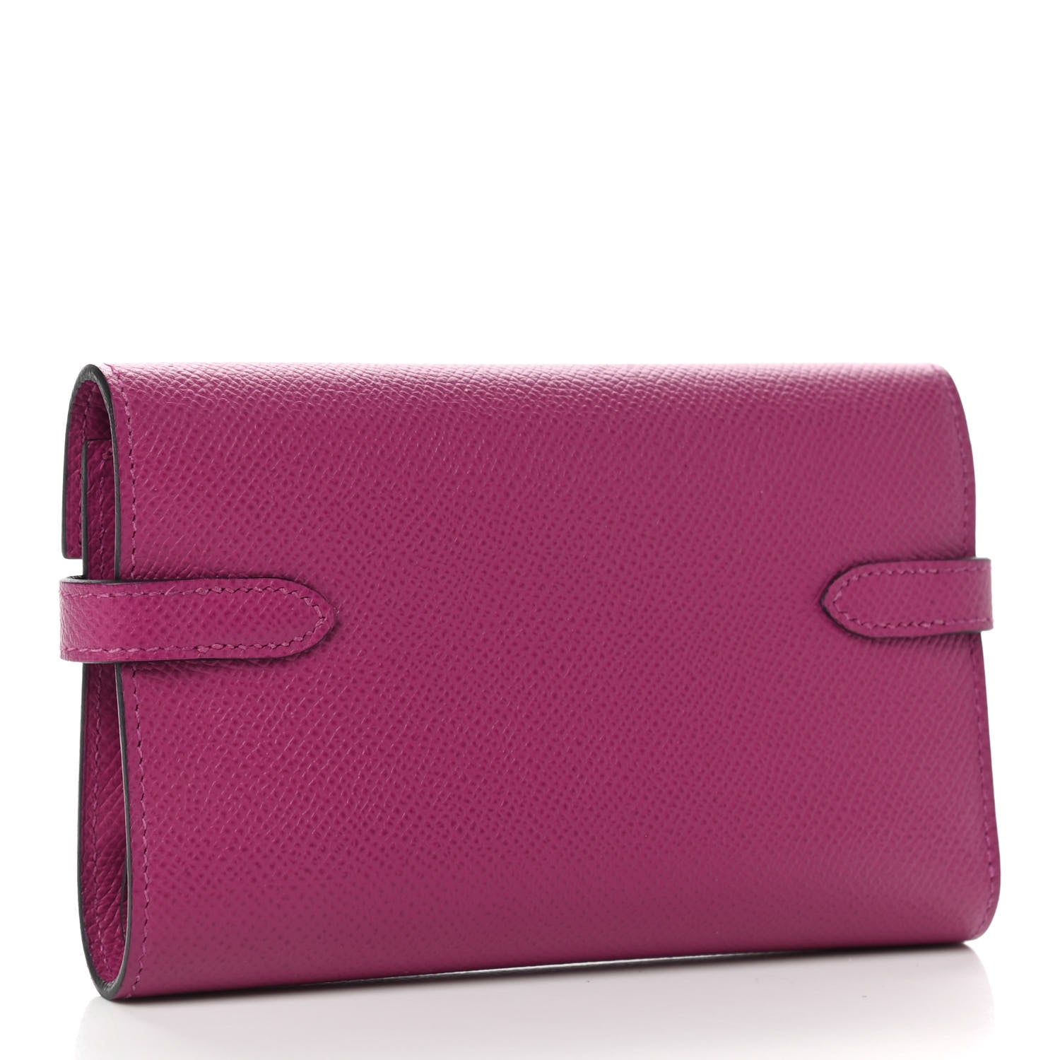 Hermes Epsom Medium Kelly Wallet Rose Pourpre 3 of 7