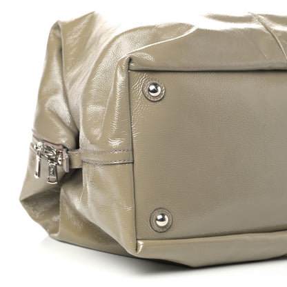Saint Laurent Textured Patent Medium Easy Sac Taupe 5 of 13