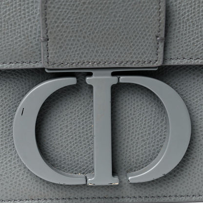 Christian Dior Ultra Matte Grained Calfskin 30 Montaigne Flap Bag Grey 25 of 31