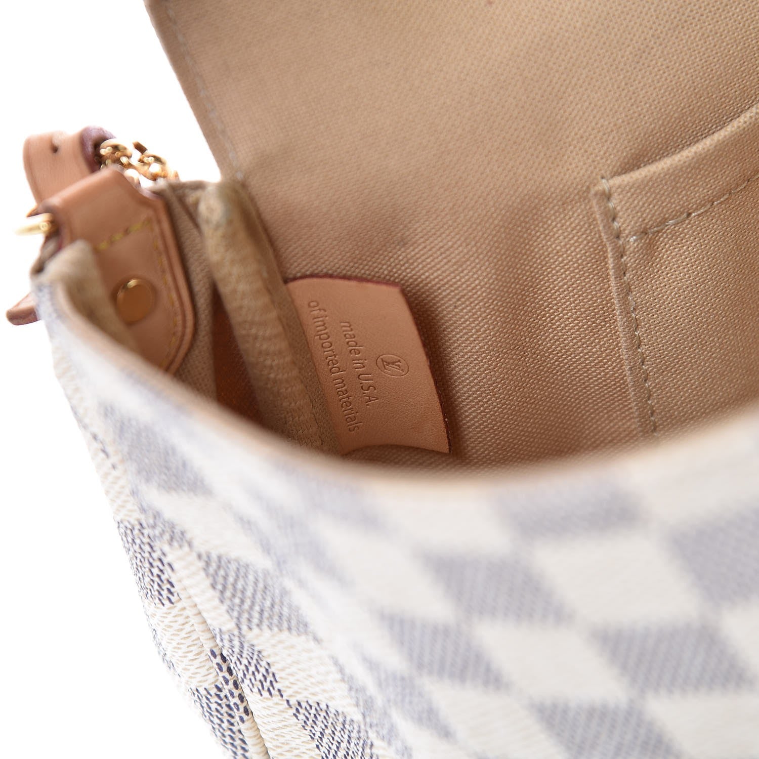 Louis Vuitton Damier Azur Favorite MM 7 of 10