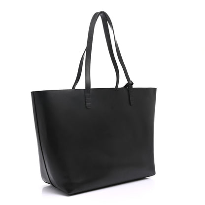 Mansur Gavriel Calfskin Small Shopping Tote Black Flamma 3 of 8