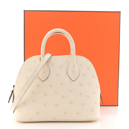 Hermes Ostrich Bolide Mini 1923 Nata 12 of 12