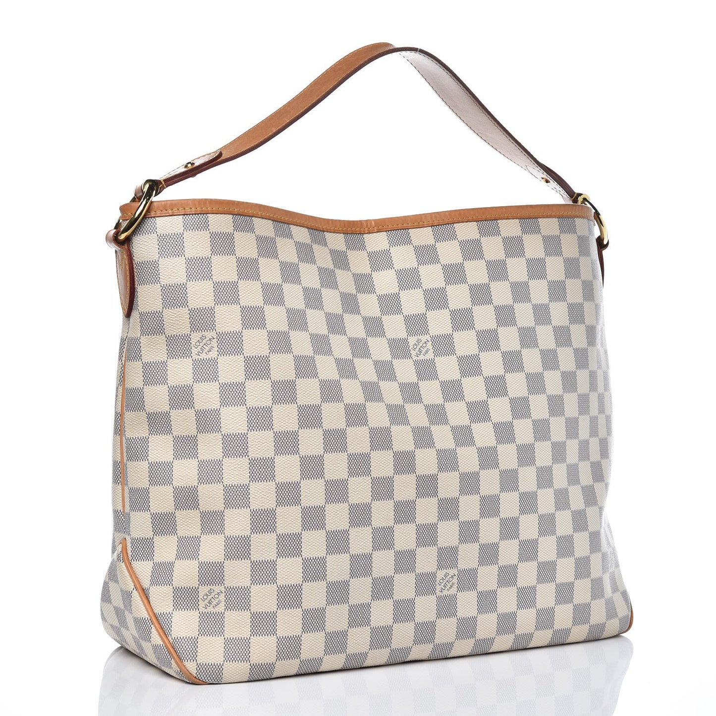 Damier Azur Delightful MM Rose Ballerine