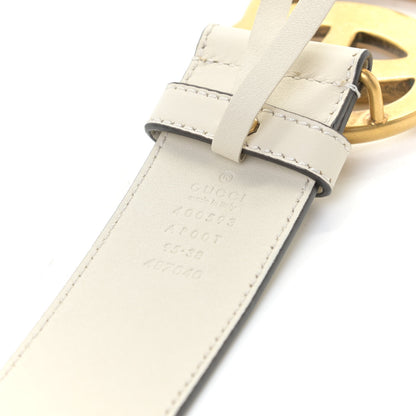 Gucci Calfskin Double G 40mm Belt 95 38 Mystic White 3 of 6