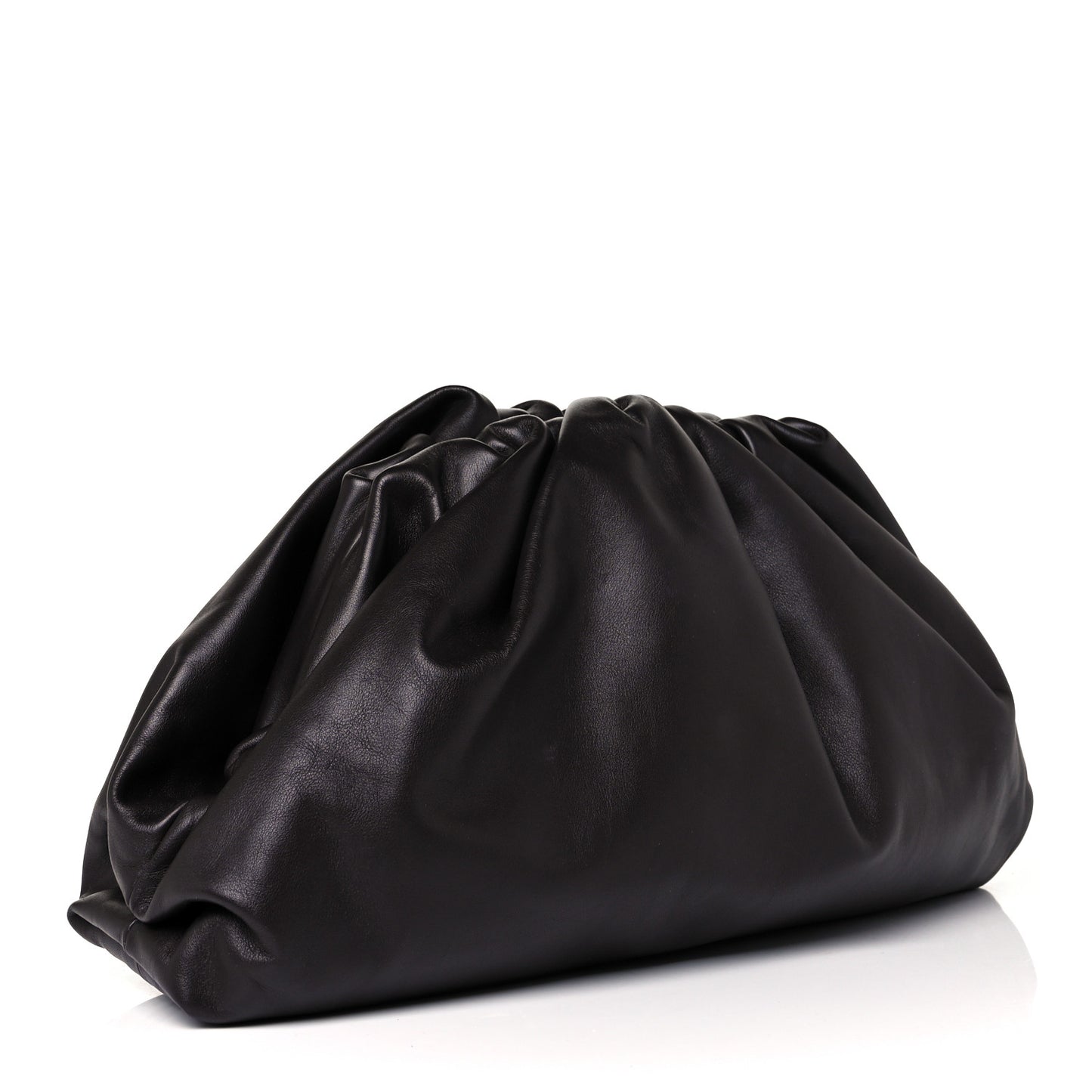 Smooth Butter Calf The Pouch Oversized Clutch Fondant