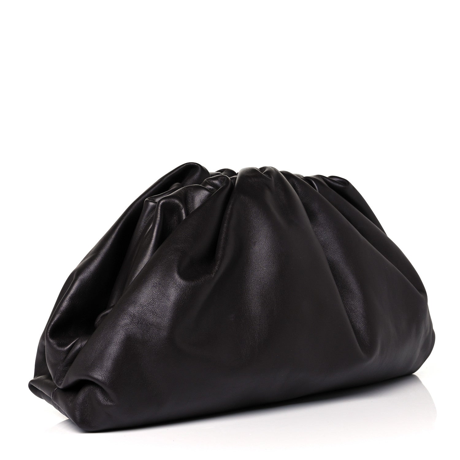 Bottega Veneta Smooth Butter Calf The Pouch Oversized Clutch Fondant 3 of 9