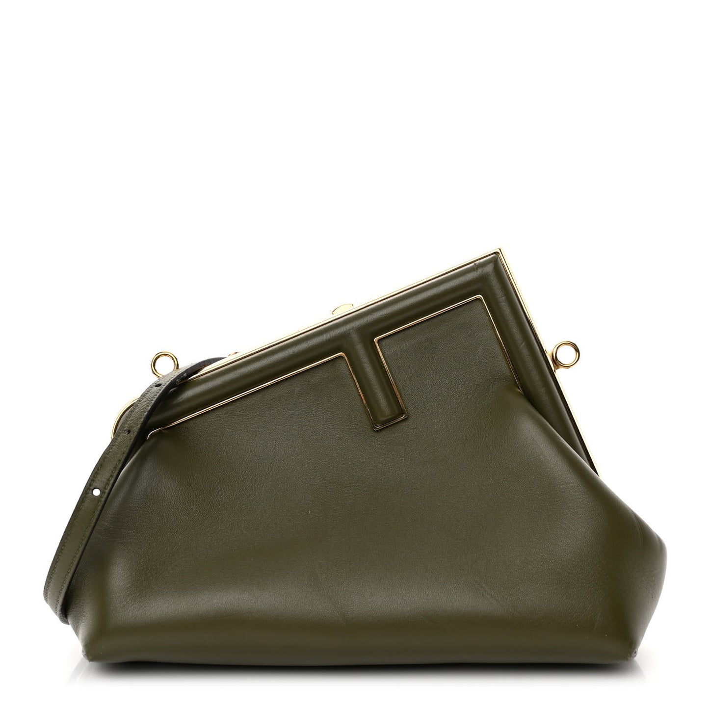 Shiny Nappa Small Fendi First Green