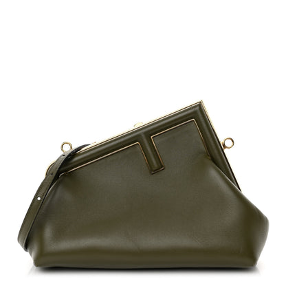 Fendi Shiny Nappa Small Fendi First Green 1 of 11