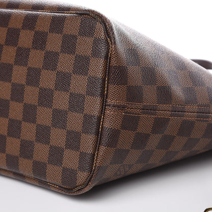 Louis Vuitton Damier Ebene Neo Neverfull MM Rose Ballerine 9 of 15