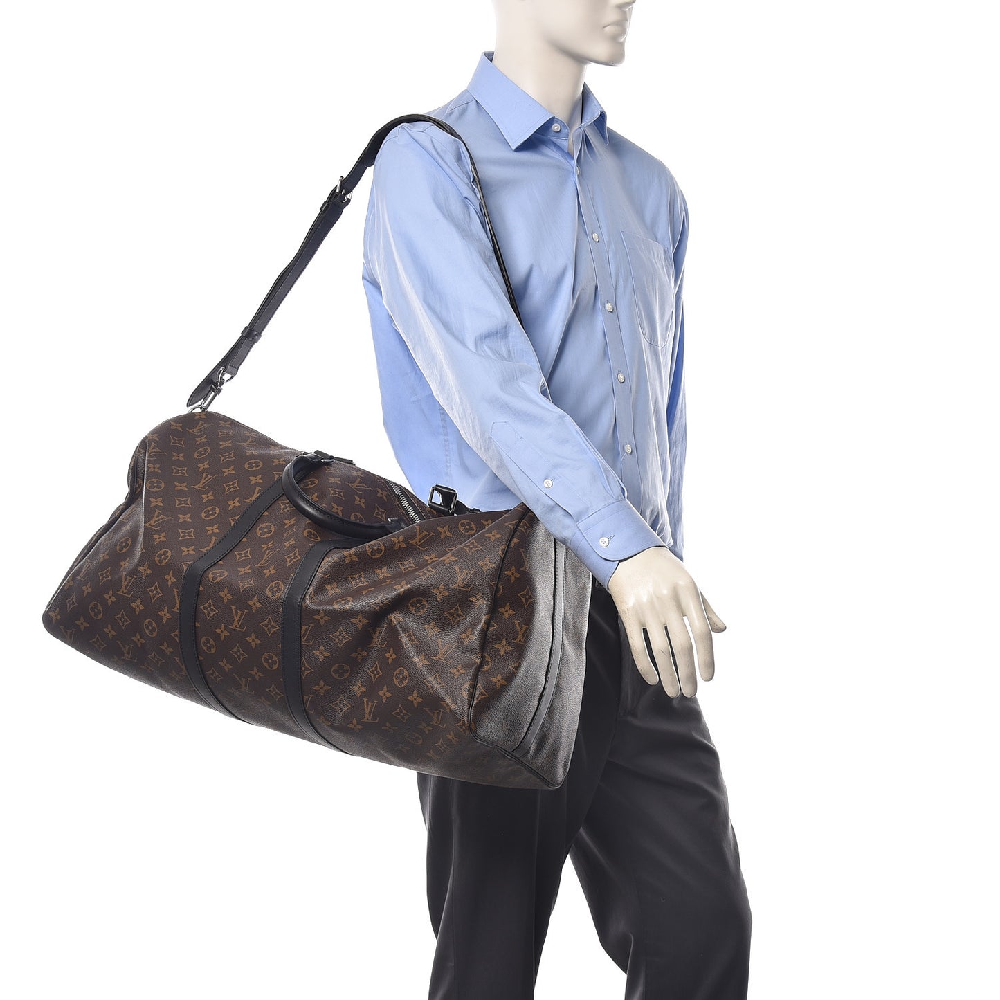 Monogram Macassar Keepall Bandouliere 55