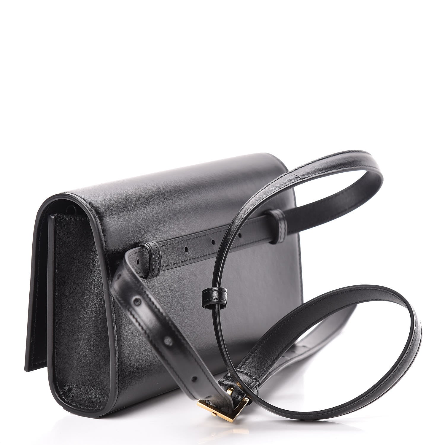 Saint Laurent Smooth Calfskin Monogram Kate Belt Bag Black 3 of 10