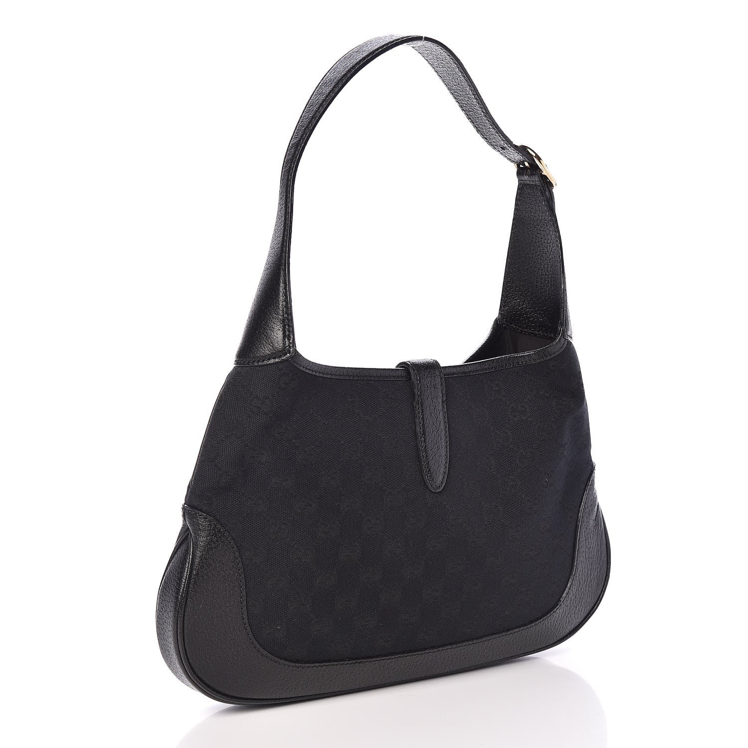 Gucci Monogram Jackie O Hobo Black 3 of 9