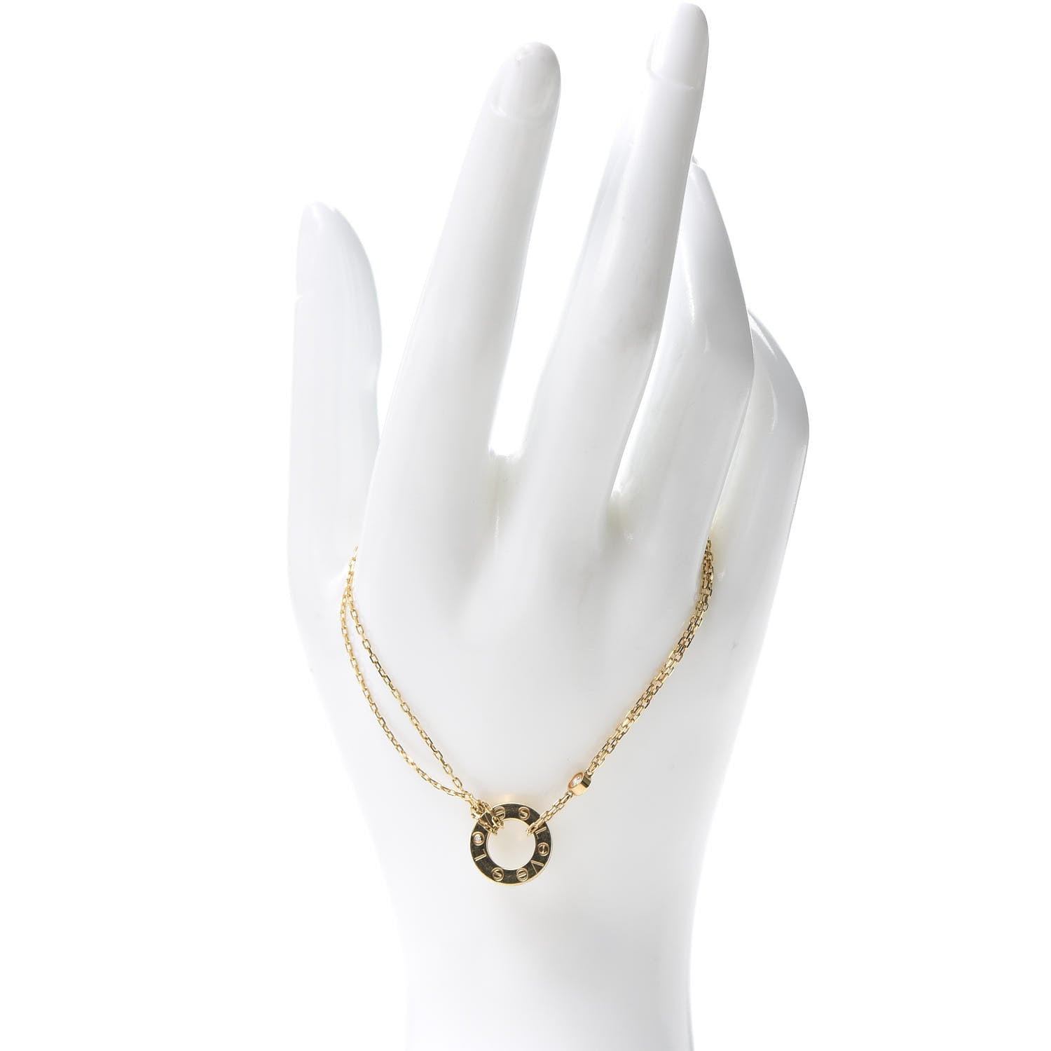 Cartier 18K Yellow Gold Diamond LOVE Bracelet 2 of 5