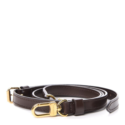 Louis Vuitton Calfskin 16mm Adjustable Shoulder Strap Brown 1 of 6