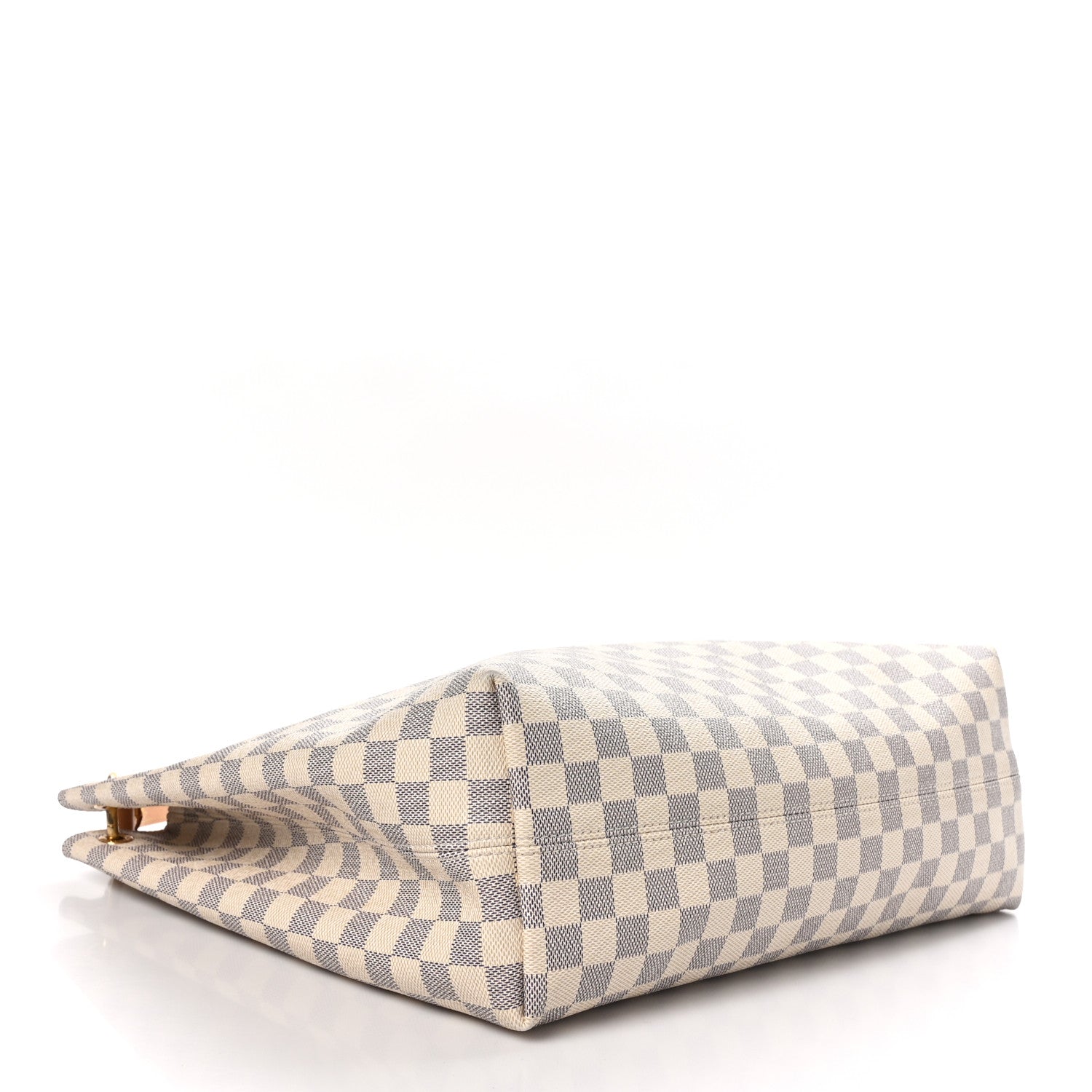 Louis Vuitton Damier Azur Graceful MM Rose Ballerine 4 of 9