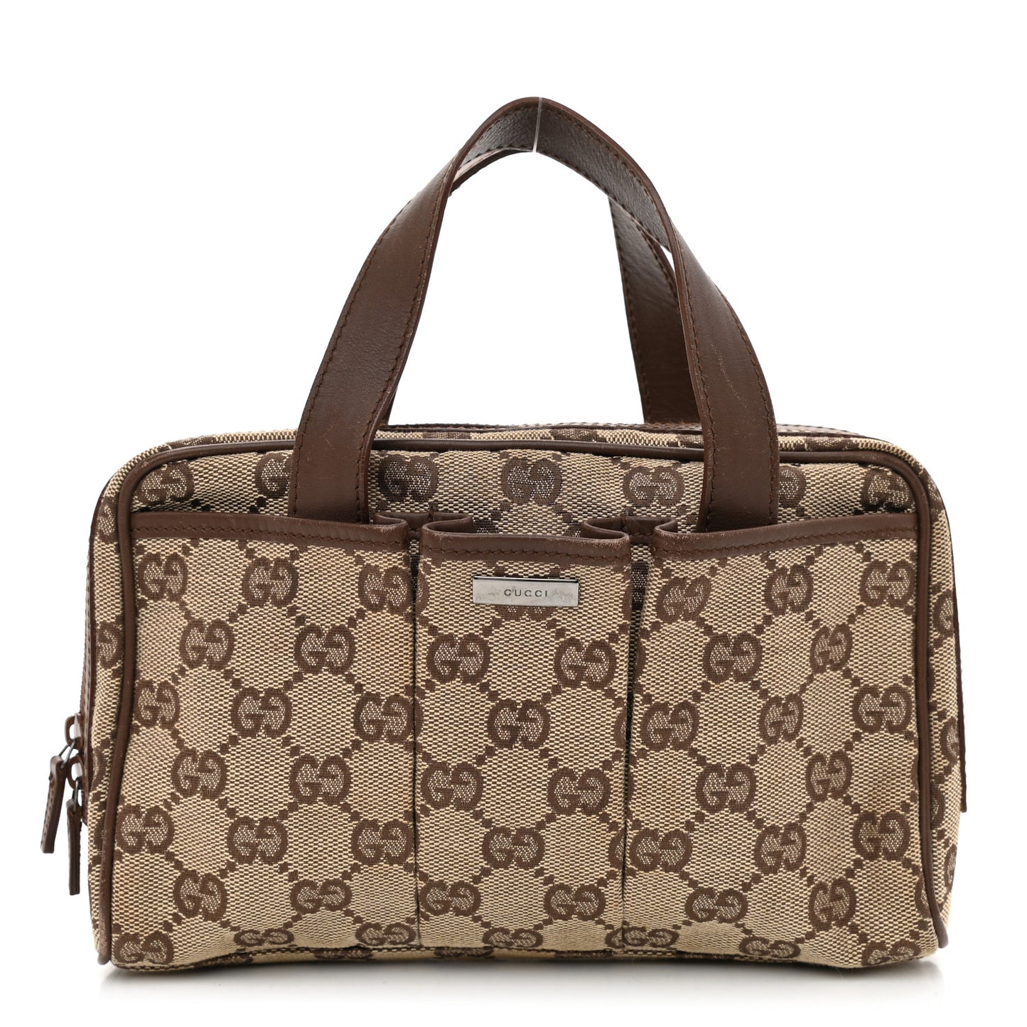 Monogram Travel Cosmetic Bag Brown