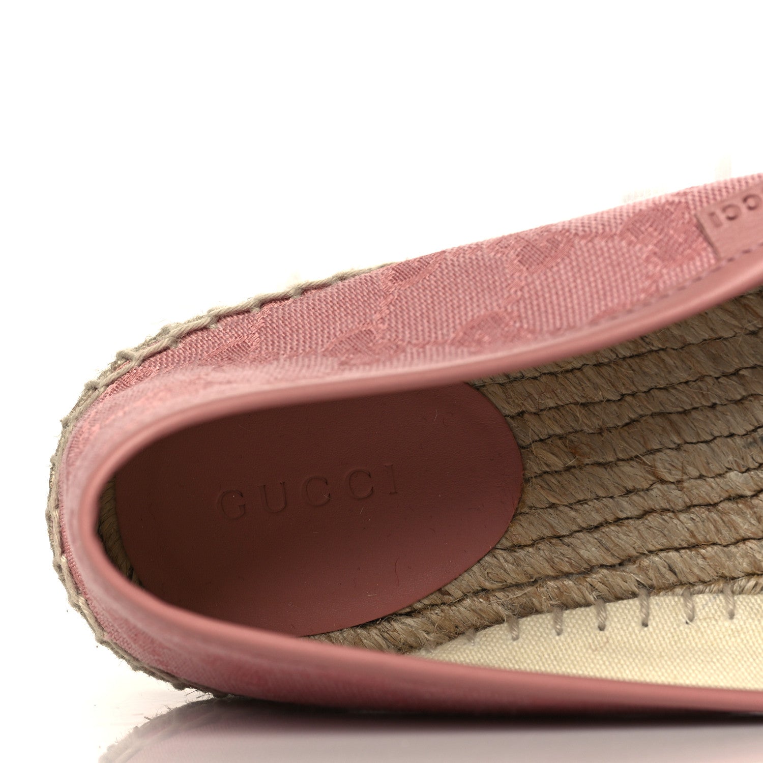 Gucci Monogram Espadrilles 40 Soft Pink 7 of 10