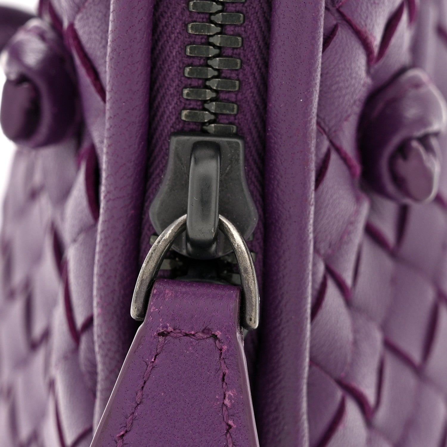 Bottega Veneta Nappa Intrecciato Nodini Crossbody Messenger