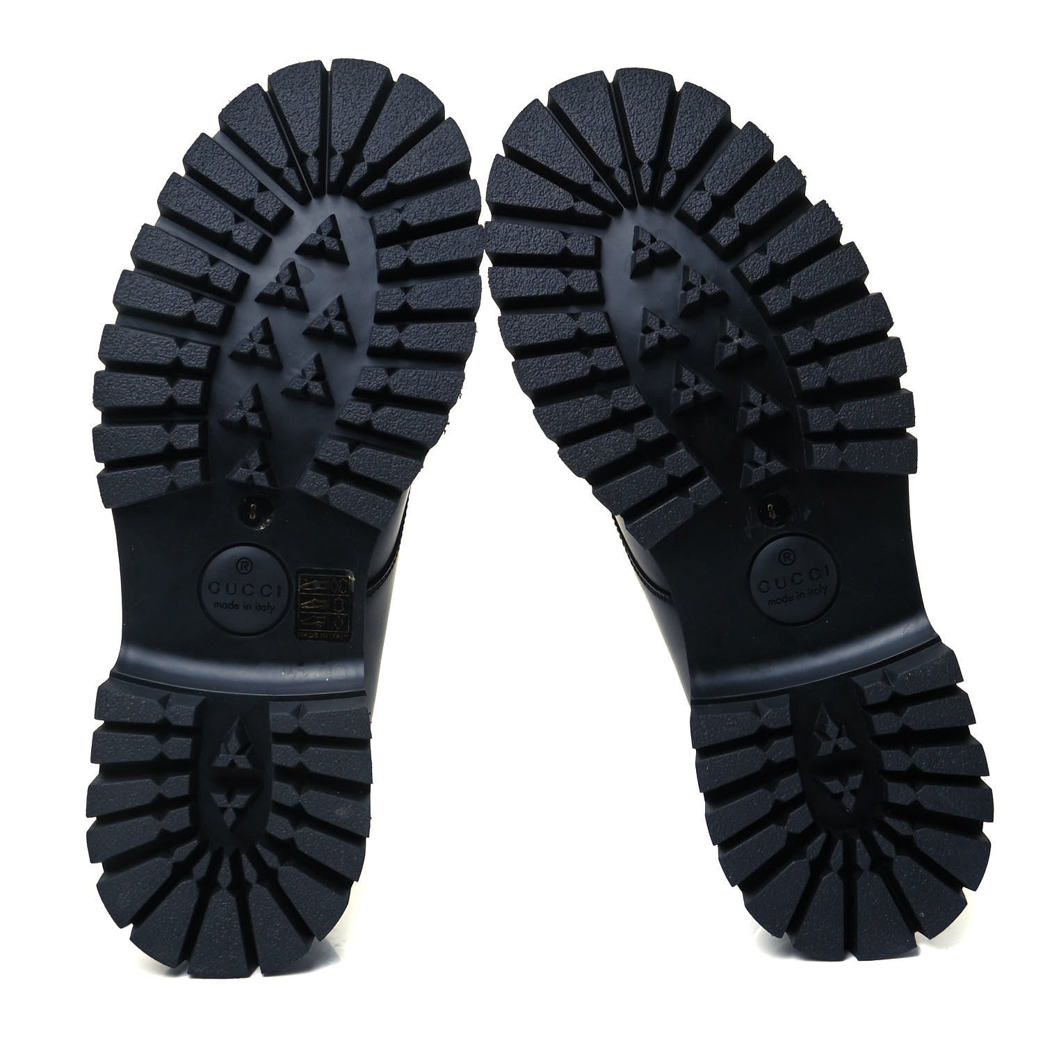 Gucci Calfskin Oliver Sylvie Web Mens Oxfords 8 Black 5 of 8